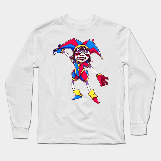 Amazing Digital Circus Long Sleeve T-Shirt by Terrymatheny